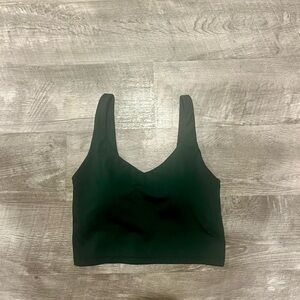 Offline Aerie Dark Green Crop Top